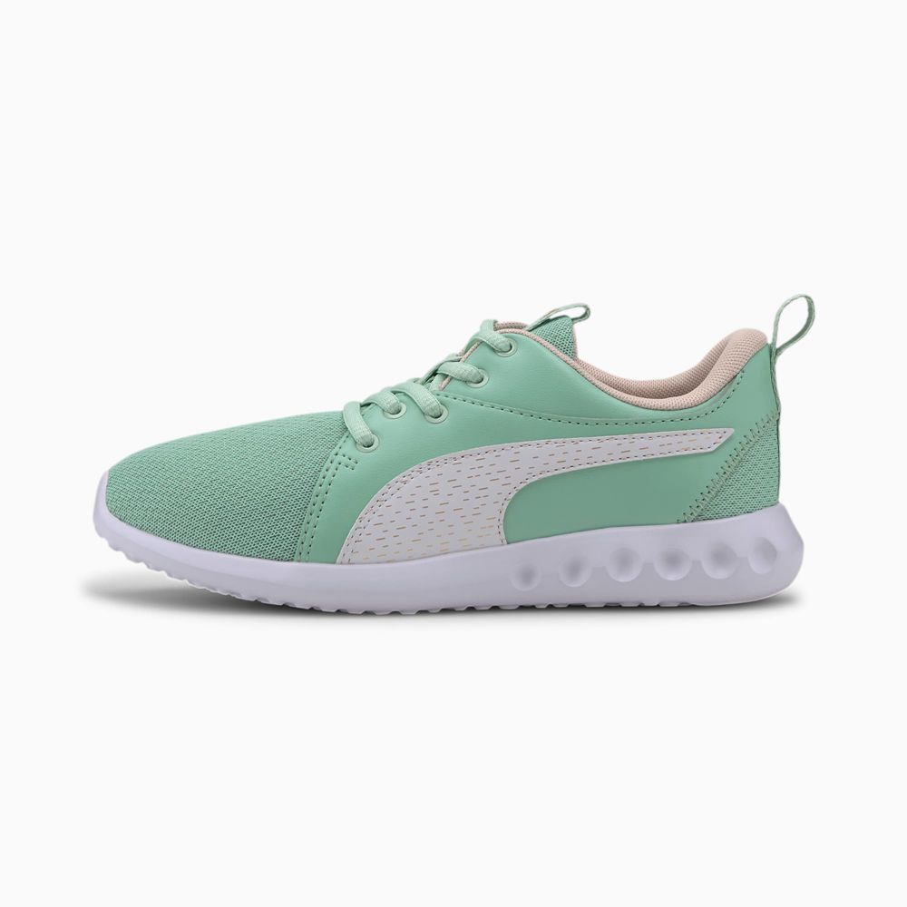 Puma Carson 2 Shineline Lány Futócipő - Zöld/Rózsaszín ( Hungary - DMZPR0635 )